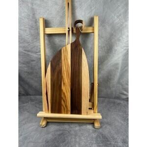 Handcrafted Wooden Bread/ Charcuterie Cutting Board for Meat Cheese Bread